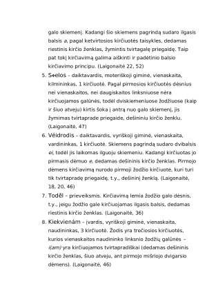 Akcentologijos savarankiškas darbas. Paveikslėlis 3