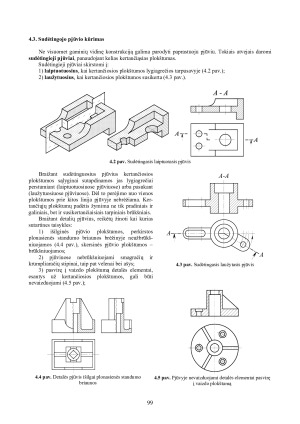 Sudėtingojo pjūvio kūrimas. Paveikslėlis 2
