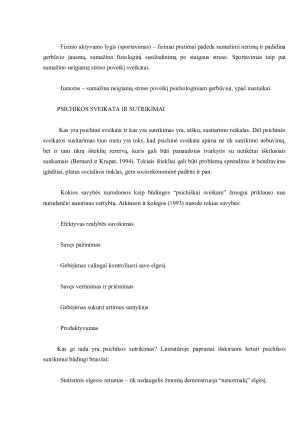 STRESAS IR PSICHIKOS SUTRIKIMAI. Paveikslėlis 4