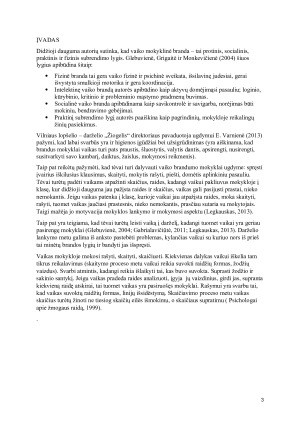 VAIKO BRANDUMAS MOKYKLAI. Paveikslėlis 3