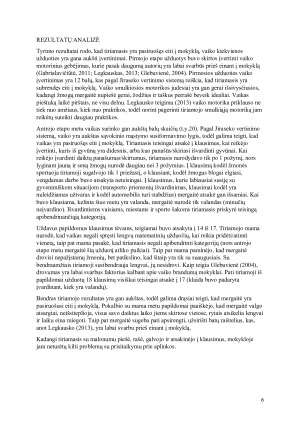 VAIKO BRANDUMAS MOKYKLAI. Paveikslėlis 6