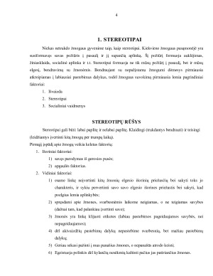 STEREOTIPAI IR TOLERANCIJA. Paveikslėlis 4
