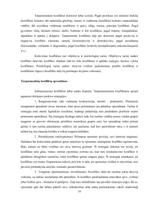 BENDRAVIMO PSICHOLOGIJA. KONFLIKTAI. Paveikslėlis 10