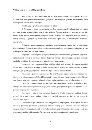BENDRAVIMO PSICHOLOGIJA. KONFLIKTAI. Paveikslėlis 8