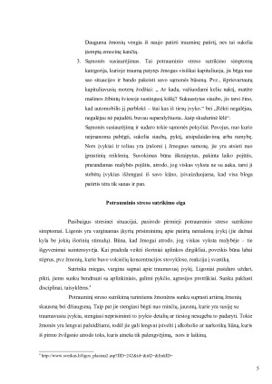 Potrauminio streso sutrikimas. Paveikslėlis 5