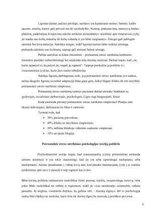 Potrauminio streso sutrikimas. Paveikslėlis 6