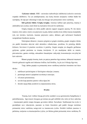 Potrauminio streso sutrikimas. Paveikslėlis 8