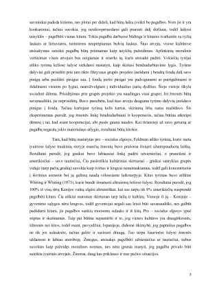 Pro-socialus elgesys ir moralinis vertinimas įvairiose kultūrose. Paveikslėlis 3