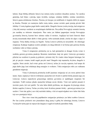 LIETUVOS JAUNIMO EMIGRACIJA. Paveikslėlis 5