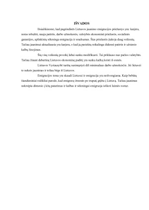 LIETUVOS JAUNIMO EMIGRACIJA. Paveikslėlis 8