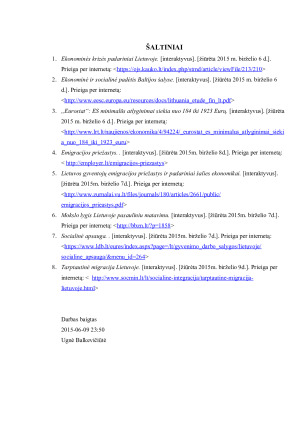 LIETUVOS JAUNIMO EMIGRACIJA. Paveikslėlis 9