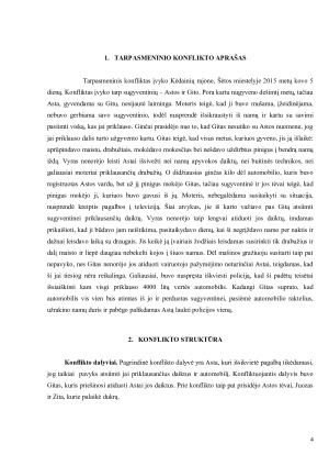 TARPASMENINIO KONFLIKTO ANALIZĖ. Paveikslėlis 4