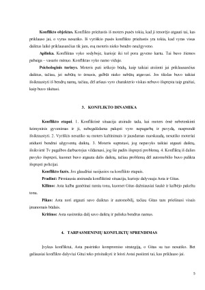 TARPASMENINIO KONFLIKTO ANALIZĖ. Paveikslėlis 5