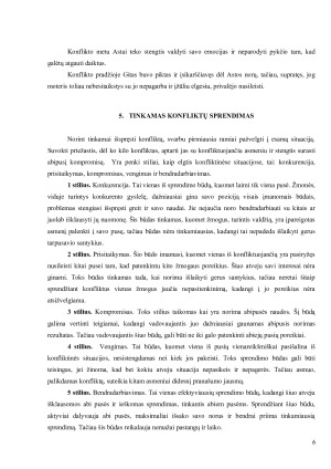 TARPASMENINIO KONFLIKTO ANALIZĖ. Paveikslėlis 6