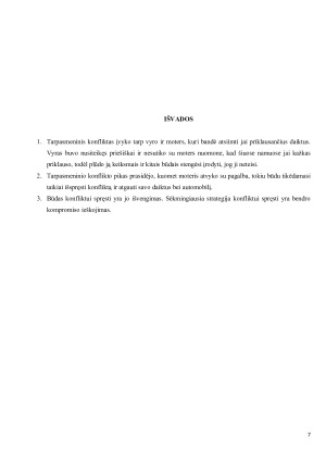 TARPASMENINIO KONFLIKTO ANALIZĖ. Paveikslėlis 7