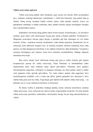 MOTYVACIJOS TRŪKUMAS. Paveikslėlis 6