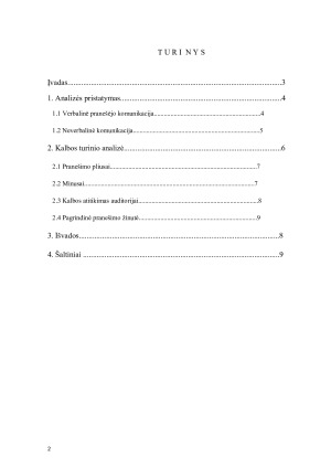 Verbalinė ir neverbalinė komunikacija. Paveikslėlis 2