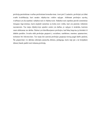 Profesijos pasirinkimas ir jo įtaka jaunuolio gyvenimui. Paveikslėlis 4