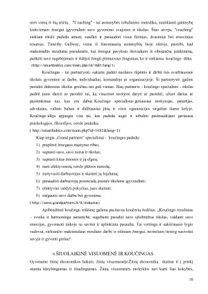 Šiuolaikinės tendencijos ir koučingo metodikos paplitimas. Paveikslėlis 10