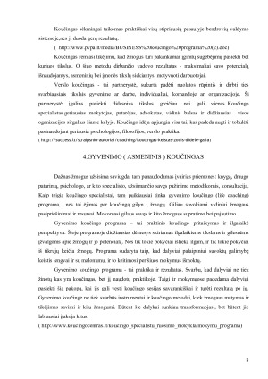 Šiuolaikinės tendencijos ir koučingo metodikos paplitimas. Paveikslėlis 8