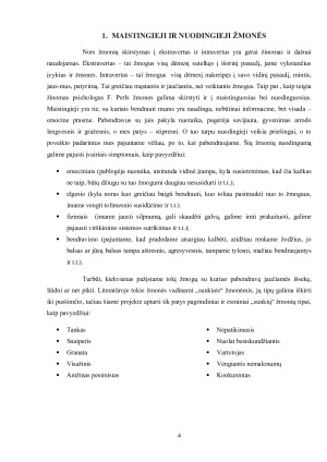 Bendravimas su „sunkiais“ žmonėmis (žmonės maistingieji, nuodingieji, „sunkių“ žmonių tipai) ir savianalizė. Paveikslėlis 4