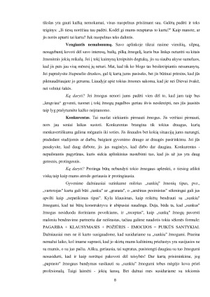 Bendravimas su „sunkiais“ žmonėmis (žmonės maistingieji, nuodingieji, „sunkių“ žmonių tipai) ir savianalizė. Paveikslėlis 8