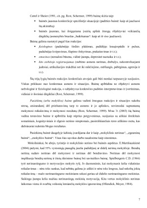 Mokinių pasiekimų vertinimas ir mokyklos baimės reiškinys. Paveikslėlis 6