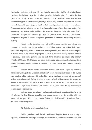 Zigmundas Froidas. Užmiršimų motyvai ir mechanizmas. Paveikslėlis 3