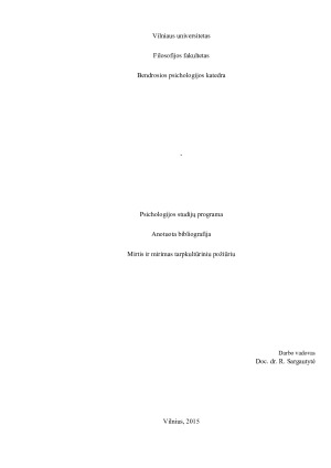 Mirtis ir mirimas tarpkultūriniu požiūriu