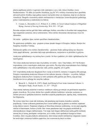 Mirtis ir mirimas tarpkultūriniu požiūriu. Paveikslėlis 3