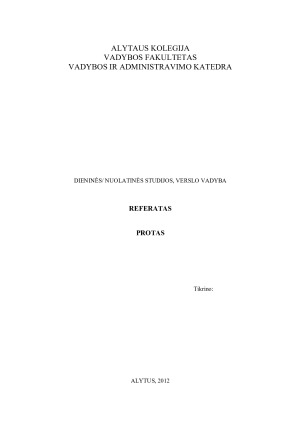 PROTAS. Paveikslėlis 1