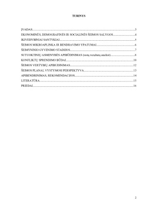 VIENOS ŠEIMOS ATVĖJO ANALIZĖ. Paveikslėlis 2