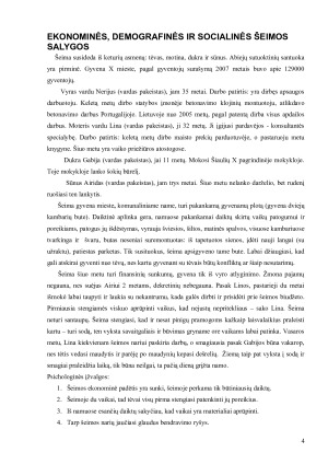 VIENOS ŠEIMOS ATVĖJO ANALIZĖ. Paveikslėlis 4