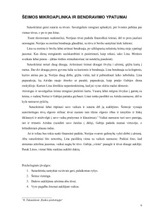 VIENOS ŠEIMOS ATVĖJO ANALIZĖ. Paveikslėlis 6