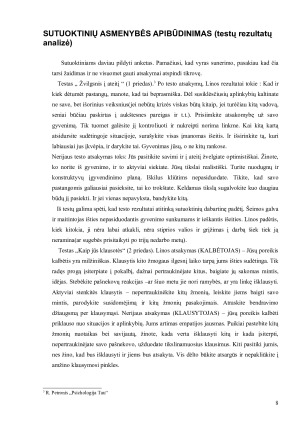 VIENOS ŠEIMOS ATVĖJO ANALIZĖ. Paveikslėlis 8