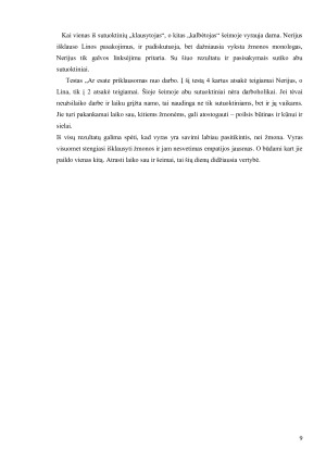 VIENOS ŠEIMOS ATVĖJO ANALIZĖ. Paveikslėlis 9