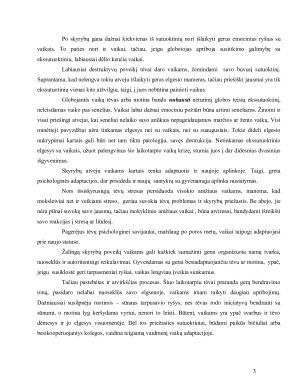 VIENO VAIKO IR VAIKO NEPILNOJE ŠEIMOJE IŠGYVENIMAI. Paveikslėlis 3