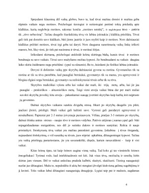 VIENO VAIKO IR VAIKO NEPILNOJE ŠEIMOJE IŠGYVENIMAI. Paveikslėlis 4