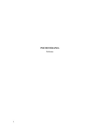 PSICHOTERAPIJA