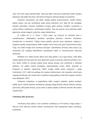 Dailės terapija įveikiant stresą organizacijoje. Paveikslėlis 9