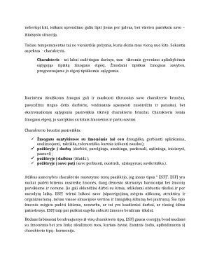 SAVĘS, KAIP ASMENYBĖS, ANALIZĖ VERSLO APLINKOJE. Paveikslėlis 4