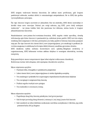 SAVĘS, KAIP ASMENYBĖS, ANALIZĖ VERSLO APLINKOJE. Paveikslėlis 5