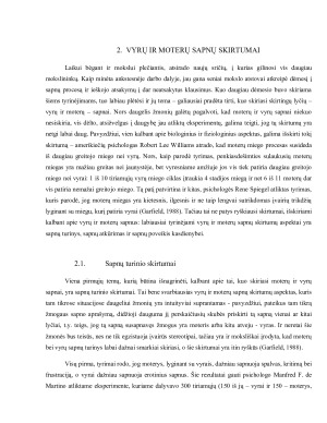 Vyrų ir moterų sapnai. Paveikslėlis 2