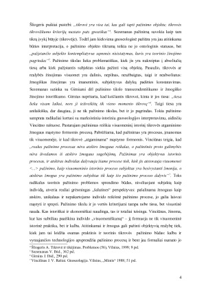 Gnoseologijos aspektų lyginamoji analizė V. Sezemano, J. V. Vinciūno, J. Girniaus ir A. Maceinos filosofijose. Paveikslėlis 4