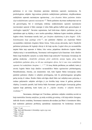 Gnoseologijos aspektų lyginamoji analizė V. Sezemano, J. V. Vinciūno, J. Girniaus ir A. Maceinos filosofijose. Paveikslėlis 7