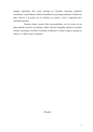 Gnoseologijos aspektų lyginamoji analizė V. Sezemano, J. V. Vinciūno, J. Girniaus ir A. Maceinos filosofijose. Paveikslėlis 8