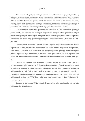TRANSAKCINĖ ANALIZĖ. Paveikslėlis 2