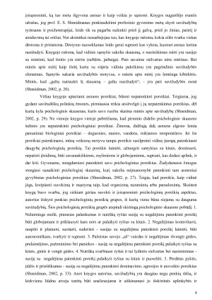 EDWIN S SHNEIDMAN „Savižudžio sąmonė“ knygos analizė. Paveikslėlis 9