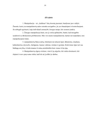 Manipuliacijų samprata ir jų tipai. Paveikslėlis 10