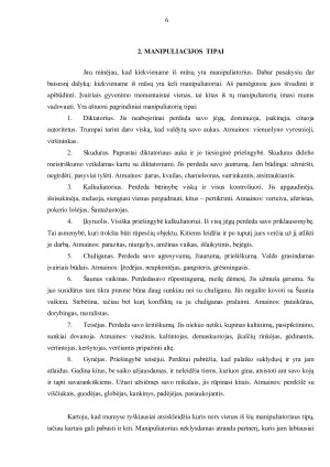 Manipuliacijų samprata ir jų tipai. Paveikslėlis 6